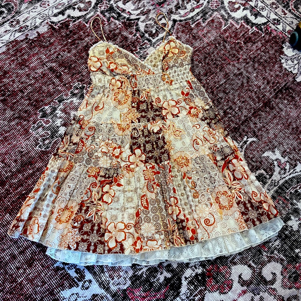 Boho mini dress